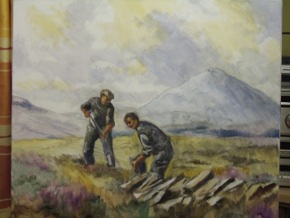 view of the third stage of the turfcutters painting