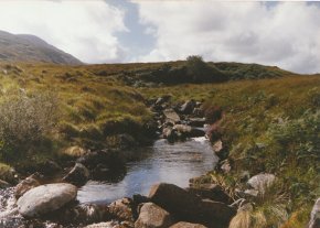 photo of mountain stream county donegal