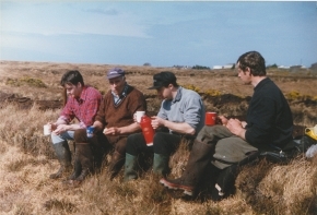 tea break for turfcutters in Donegal